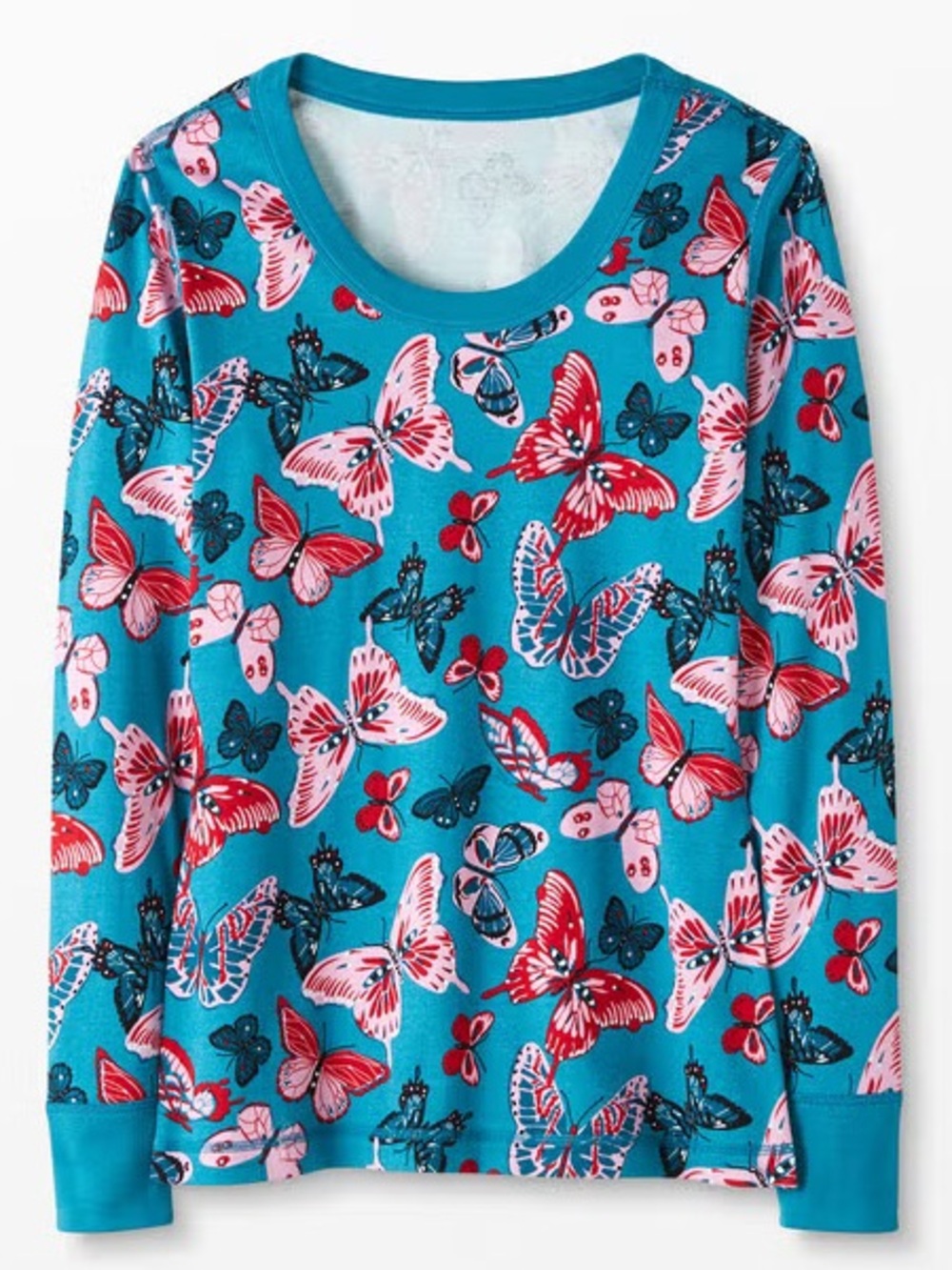Hanna Andersson Women’s Small “Bold Butterflies” Pajama Top